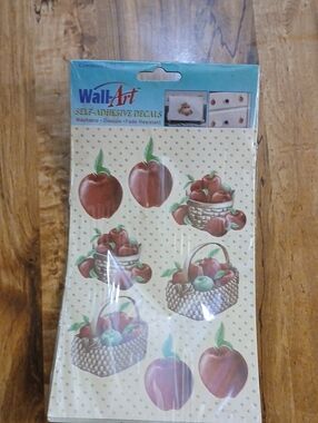 Red Apple Self-Adhesive Decals